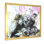 Noir et rose sur blanc - reproduction d'art moderne sur toile
