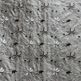 Sigrid Fabric | Floral Embroidered Silk Fabric | Drapery & Curtain Fabric