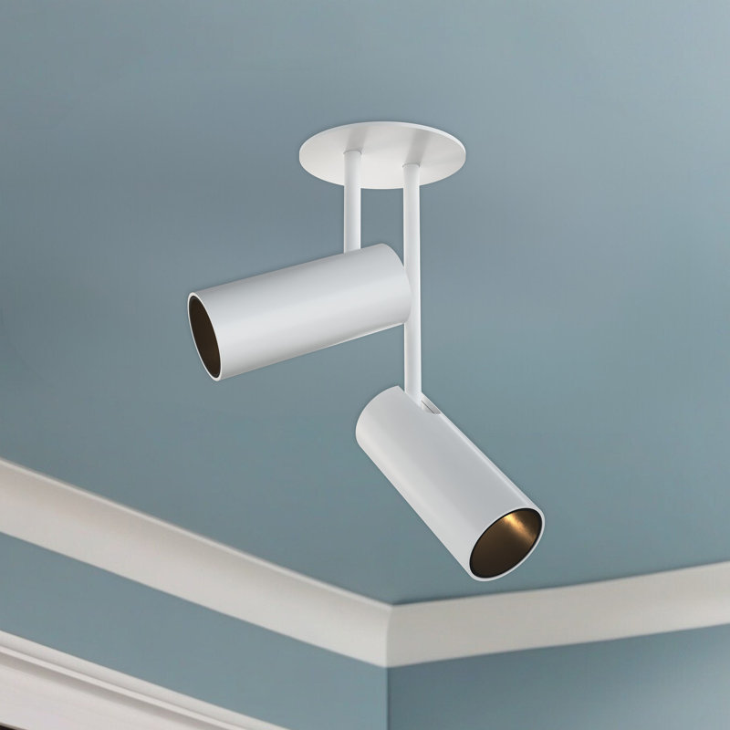 Downey 2 - Light LED Spotlight, White, White