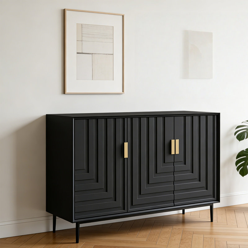 Armoire latérale italienne minimaliste