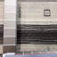 Tapis beige / noir en laine et en coton 4 pi 1 po x 5 pi 10 po Anastin