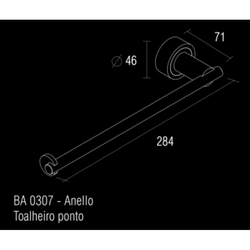 Anello Wall Towel Bar