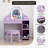 Kids Vanity Set with Lighted Mirror and Stool, Adjustable LED Lights, Storage Drawer and Shelves for Girls Ages 3–9-1228638180