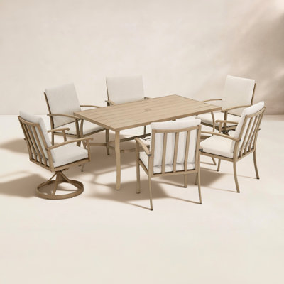 84" Patio Dining Set