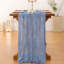 Chemin de table en étamine Cheesecloth Summer Boho Tapis de couloir de campagne rustique 10 pièces en toile de fromage à gaze rustique 10 pièces pour fête de naissance