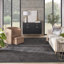 Tapis d'intérieur moderne gris anthracite Orren Ellis Lurette-1567672091