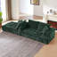 Canapé modulaire surdimensionné en L Chenille, design minimaliste, canapé-lit confortable pour le salon