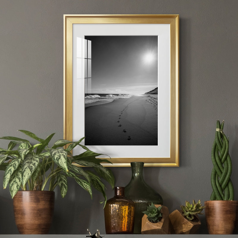 Heading East - Photographie avec cadre photo, Or, H 22,5 po x l 30,5 po x P 1,5 po
