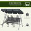 3 Person Porch Swing with Canopy