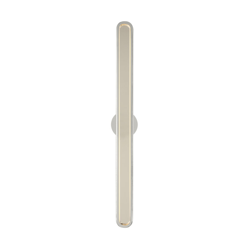Emera 1 - Light LED Vanity Light, 24" H x 2" W x 1.4" D, Polished Nickel