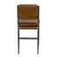 Wooster Upholstered Stool with Metal Frame