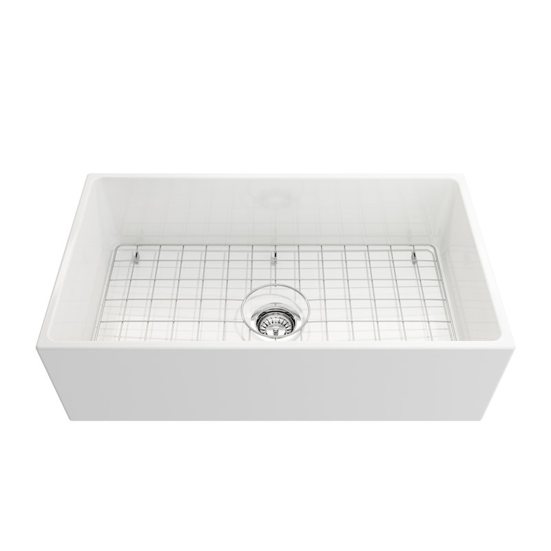 33'' L Single Bowl Fireclay Kitchen Sink