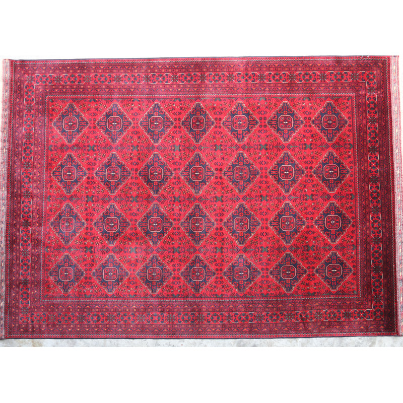 Wool Moroccan Area Rug, Rectangle 8'1" x 11'2"