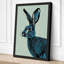 Hare in Profile Japandi 1 Piece Wrapped Canvas Wall Art-1035351042-1035351045
