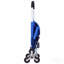 Chariot pliable pour escaliers 36l avec sac de rangement 6 roues