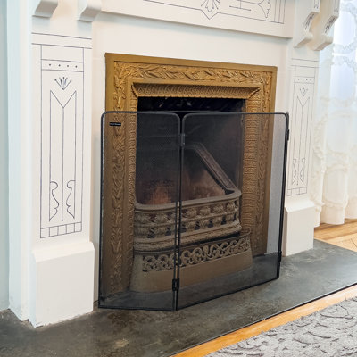  Pare-étincelles 3 panneaux, pliant, intérieur extérieur, autonome, treillis métallique, L 26,25 po x l 0,25 po x H 24 po
