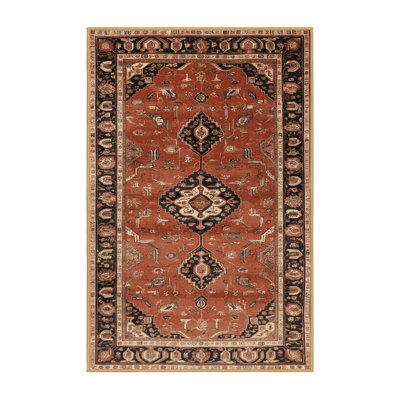 Tapis brun lavable à la machine