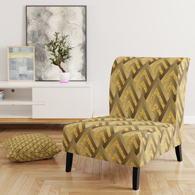 Fauteuil de chambre rembourré Mid-Century