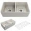 33'' L Farmhouse Double Basin Kitchen Sink-609481027