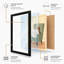Reading Beagle Modern - Framed Print-642573634-642573646