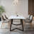 Solid Marble Top Dining Table