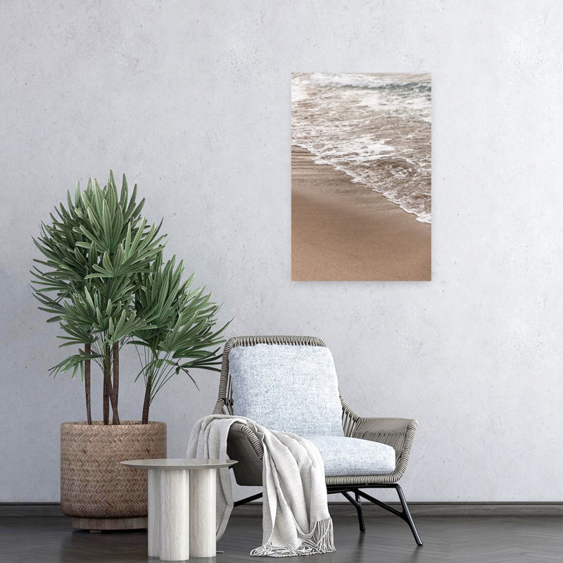 Art contemporain, plage, art contemporain, H 24 po x l 16 po