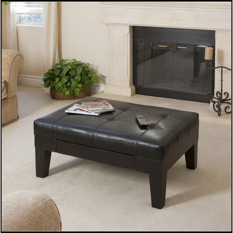 Repose-pieds polyvalent avec tiroir pour une décoration intérieure élégante et fonctionnelle