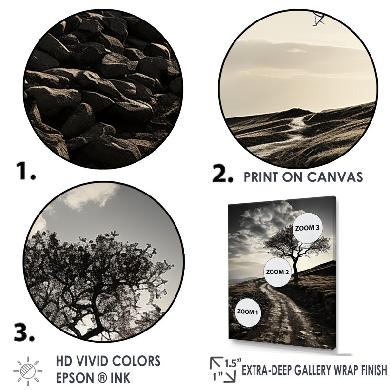 " Black And White Minimal Horizon Photo II ", White Single Picture Framed, 32" H x 24" W x 1" D