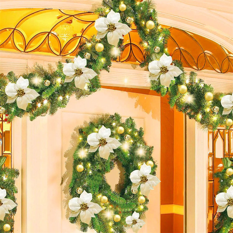 30cm Lighted Garland with Lights