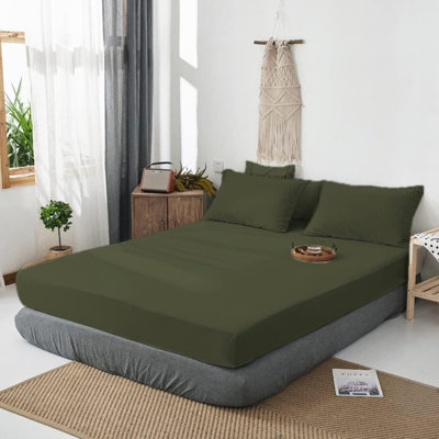 Drap-housse en coton tricoté 3 pièces DONEUS