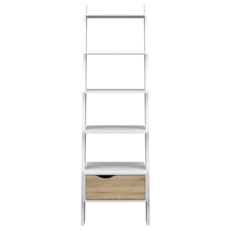 Scott 180.4cm H x 55.1cm W Ladder Bookcase