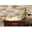 Ledger Random Sized Slate Mosaic Tile in Amber Gold