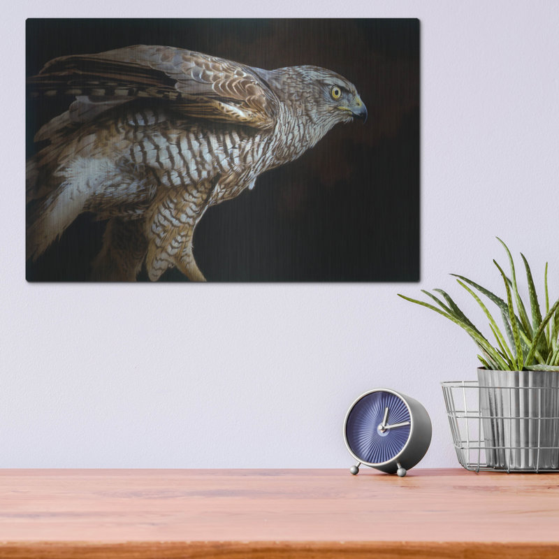 «Watchful» par Joh Naito, H 12 po x l 16 po