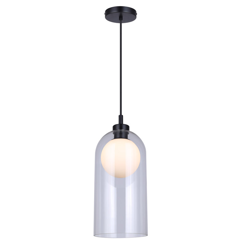 Kathrynn 1 - Light Matte Black Single Pendant