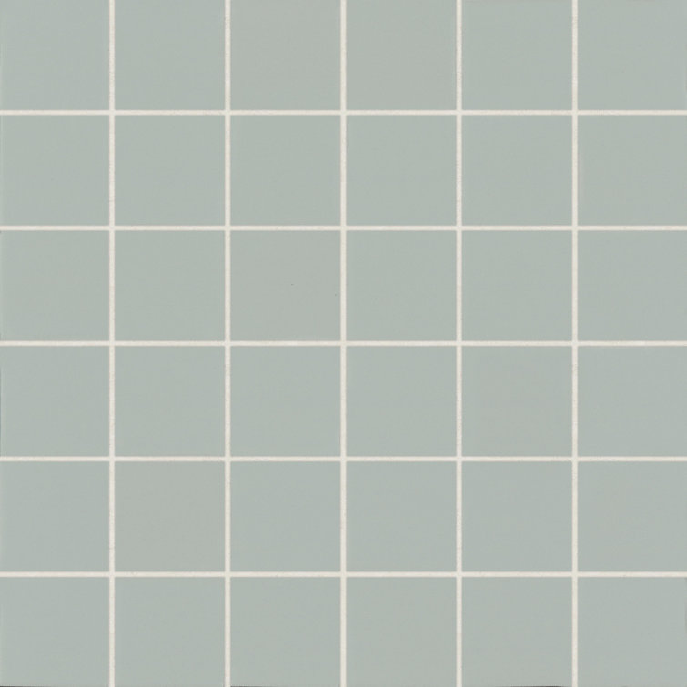 Marin 2" x 2" Square Matte Porcelain Mosaic Tile