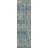 Contemporary Blue Moroccan Runner Rug