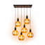 6 - Light Matte Black Pendant