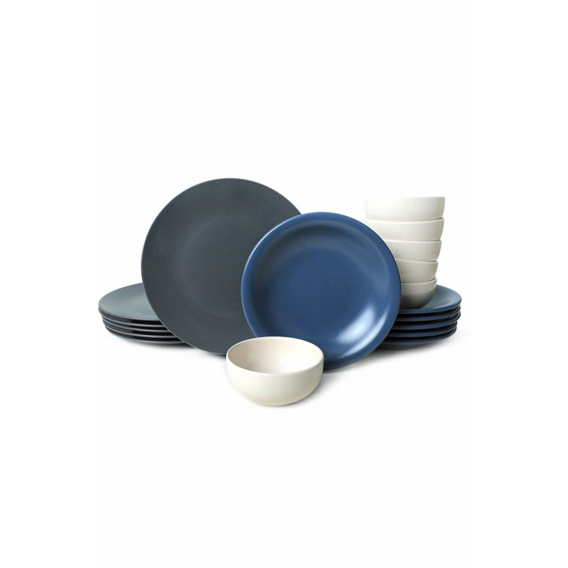 Negus 24 Piece Ceramic Dinnerware Set - Service for 6