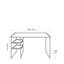 Andrica Iron Writing Desk