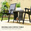 Table d'appoint, table basse d'extérieur en osier-499520740