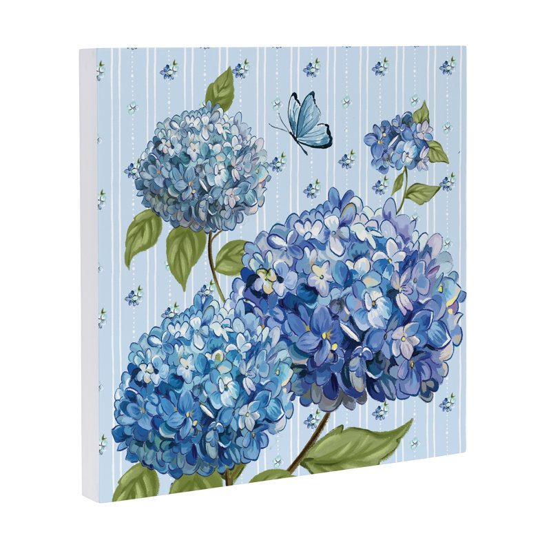 Indoor Wall Decor, Hydrangea Haven, 12" L x 12" H