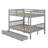 Space-Saving Bunk Bed Featuring Storage Drawers, Easy Conversion To Separate Beds, And Protective Rails-1011816767