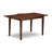 Mahogany Finish Rectangular Solid Wood Top With Butterfly Leaf Dining Table Set-300985330