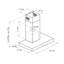 Bertazzoni T-Shape Wall-Mounted 600CFM Hood-923275489-923275488