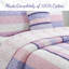 Ensemble de courtepointe réversible rose / mauve-1878053888