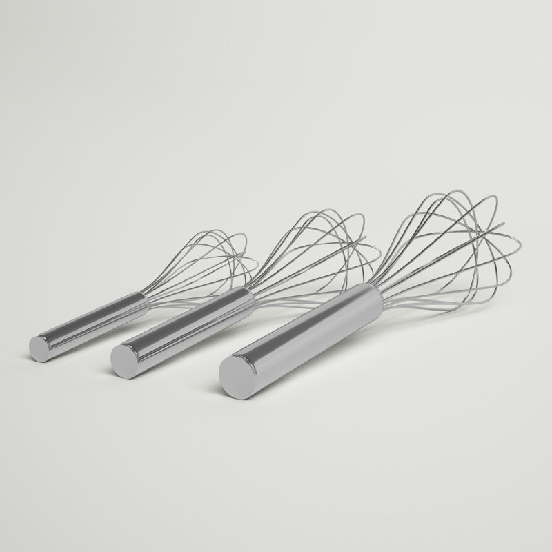 BergHOFF 3-Piece Stainless Steel Balloon Whisk Set