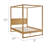 Alva Queen Wood Canopy Platform Bed-110689411-110689410