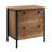 Wood Lateral File With Bold Design, Oak
