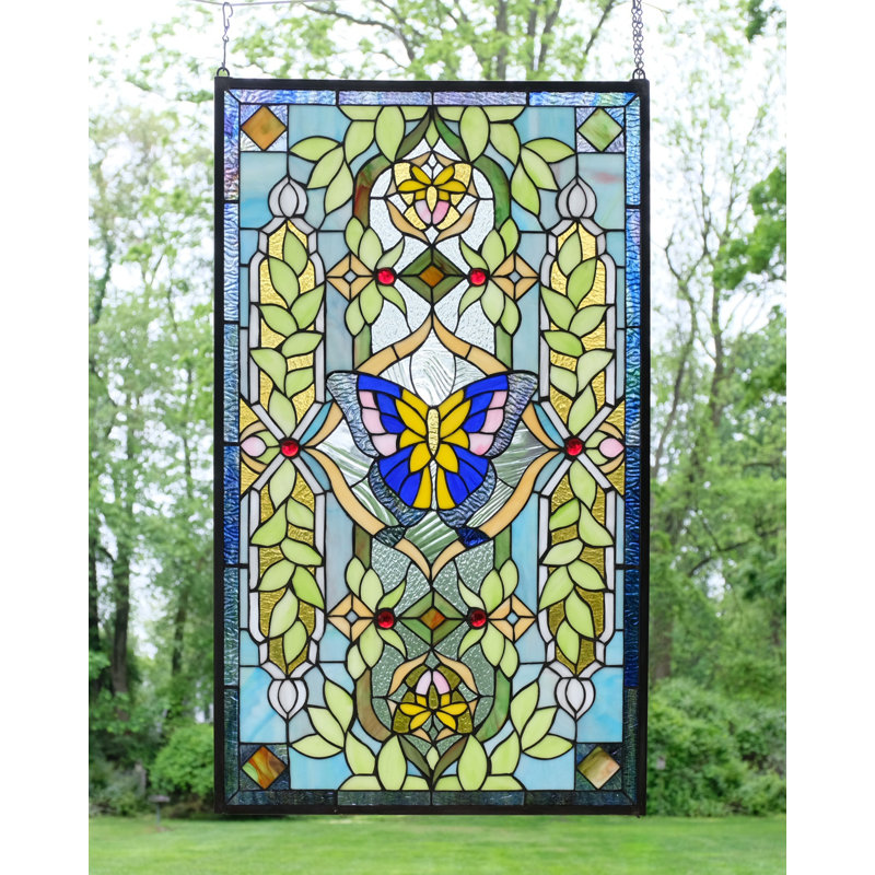 Vitrail papillon vitrail