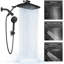 Combinaison luxueuse de pomme de douche double-112398643